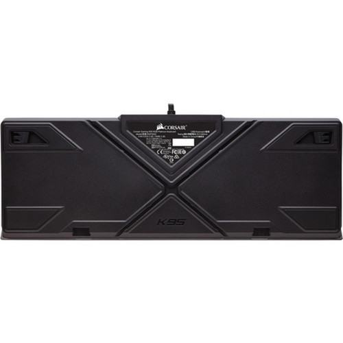 Corsair K95 RGB PLATINUM Mechanical Gaming Keyboard - Cherry MX Brown - Black - Cable Connectivity - USB Interface - Multimedia G-Key CH-9127012-NA