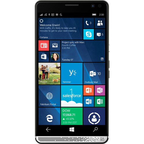 HP Elite x3 64 GB Smartphone - 6 15138 mm Super AMOLED WQHD 1440 x 2560 - 4 GB RAM - Windows 10 - 4G - Graphite Chrome - Bar - - 1FY28UAABA