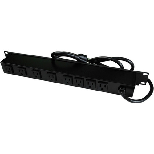 Wiremold Perma Power 8-Outlet Surge SuppressorProtector - 8 x NEMA 5-15R - 120 V AC Input - 151 ft R8BZ-15