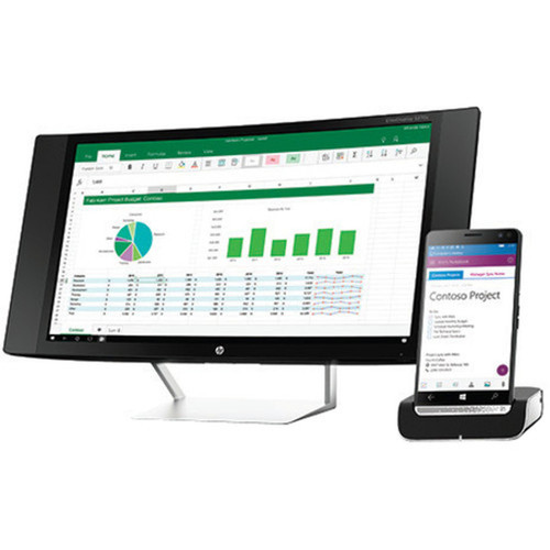 HP Elite x3 64 GB Smartphone - 6 15138 mm Super AMOLED WQHD 1440 x 2560 - 4 GB RAM - Windows 10 - 4G - Bar - Qualcomm - 2 SIM - - 1JG45UAABA