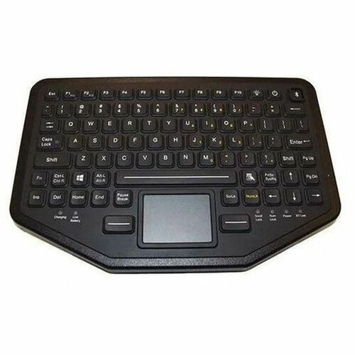 iKey BT-870-TP Keyboard - WiredWireless Connectivity - Bluetooth - Micro USB Interface - LED - Rugged - Mobile Device - TouchPad - BT-870-TP
