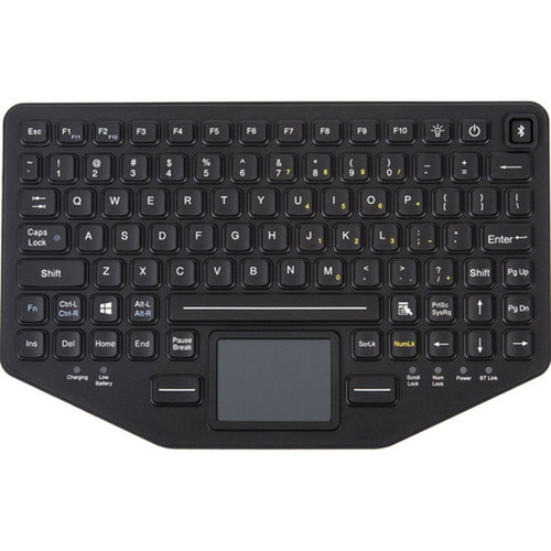 iKey BT-870-TP-SLIM Dual Connectivity - WiredWireless Connectivity - Bluetooth - Micro USB Interface - TouchPad - Industrial Silicon BT-870-TP-SLIM