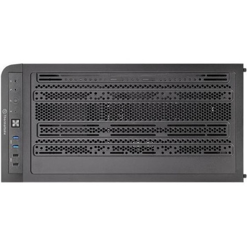 Thermaltake View 31 Tempered Glass RGB Edition Mid Tower Chassis - Mid-tower - SPCC Tempered Glass - 3 x Bay - Mini ITX Micro ATX - CA-1H8-00M1WN-01