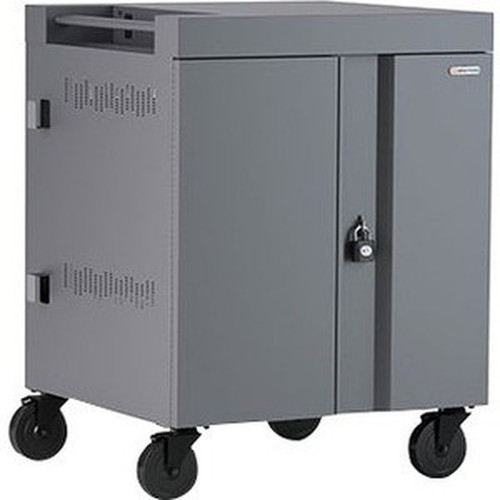 Bretford CUBE Cart - 1 Shelf - Push Handle Handle - 4 Casters - Steel Polypropylene - 30 Width x 265 Depth x 375 Height - - For TVC16PAC-PM