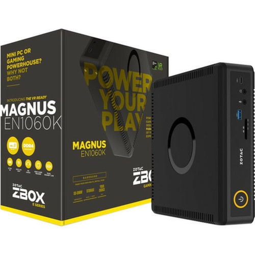 Zotac ZBOX E MAGNUS EN1060K Desktop Computer - Intel Core i5 7th Gen i5-7500T - Mini PC - NVIDIA GeForce GTX 1060 6 GB GDDR5 ZBOX-EN1060K-U