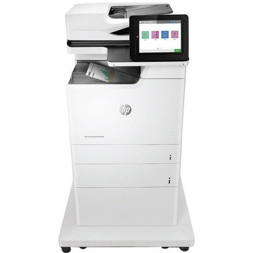 HP LaserJet M681 M681z Laser Multifunction Printer-Color-CopierFaxScanner-50 ppm Mono50 ppm Color Print-1200x1200 Print-Automatic - J8A13ABGJ