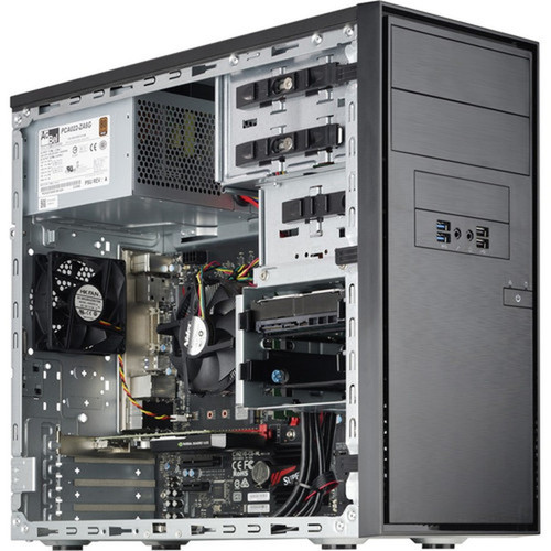 Supermicro SuperChassis DS3A-261B Computer Case - Mini-tower - Black - 5 x Bay - 1 x 300 W - Power Supply Installed - 2 x External Bay CSE-DS3A-261B