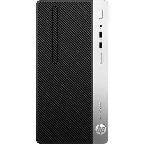 HP Business Desktop ProDesk 400 G4 Desktop Computer - Intel Core i5 6th Gen i5-6500 - 8 GB - 256 GB SSD - Micro Tower - Windows 10 - 1JH12UAABA