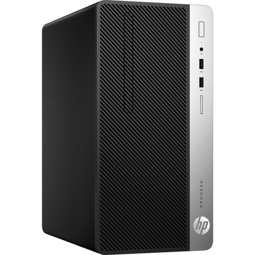 HP Business Desktop ProDesk 400 G4 Desktop Computer - Intel Core i5 6th Gen i5-6500 - 8 GB - 256 GB SSD - Micro Tower - Windows 10 - 1JH12UAABA
