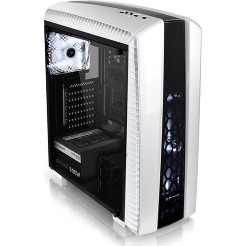Thermaltake Versa N27 Computer Case - Mid-tower - Black White - SPCC - 6 x Bay - ATX Micro ATX Mini ITX Motherboard Supported - 5 x CA-1H6-00M6WN-02