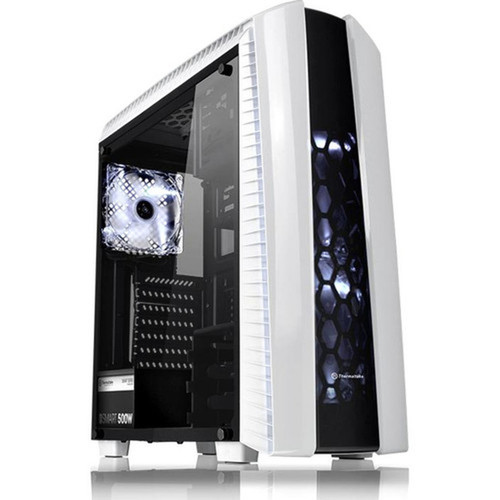 Thermaltake Versa N27 Computer Case - Mid-tower - Black White - SPCC - 6 x Bay - ATX Micro ATX Mini ITX Motherboard Supported - 5 x CA-1H6-00M6WN-02