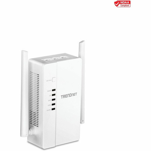 TRENDnet Wi-Fi Everywhere Powerline 1200 AV2 AC1200 Wireless Access Point Expand Your Wireless Coverage Built-in Concurrent 3 x - AP TPL-430AP