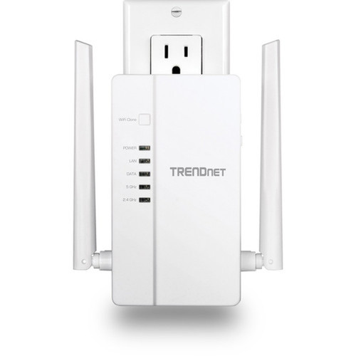 TRENDnet Wi-Fi Everywhere Powerline 1200 AV2 AC1200 Wireless Access Point Expand Your Wireless Coverage Built-in Concurrent 3 x - AP TPL-430AP