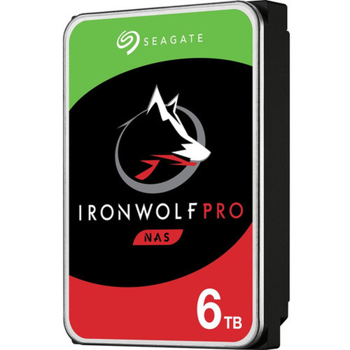Seagate IronWolf Pro ST6000NE0023 6 TB Hard Drive - 35 Internal - SATA SATA600 - Conventional Magnetic Recording CMR Method - - ST6000NE0023