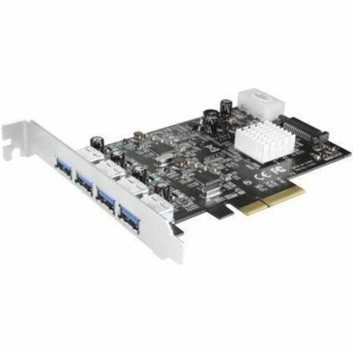 Vantec Dual Chip 4-Port Dedicated 10Gbps USB 31 Gen 2 PCIe Host Card OEM - PCI Express 20 x4 - Plug-in Card - 4 USB Ports - 4 - UGT-PCE470-2C