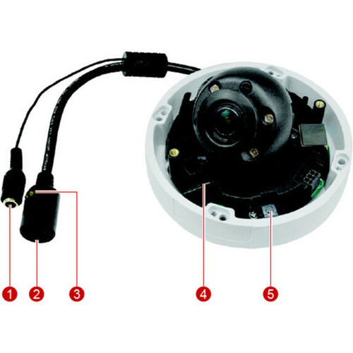 ACTi A92 3 Megapixel Outdoor HD Network Camera - Color Monochrome - Mini Dome - 9843 ft 30 m - H265 H264 MJPEG - 2048 x 1536 - A92
