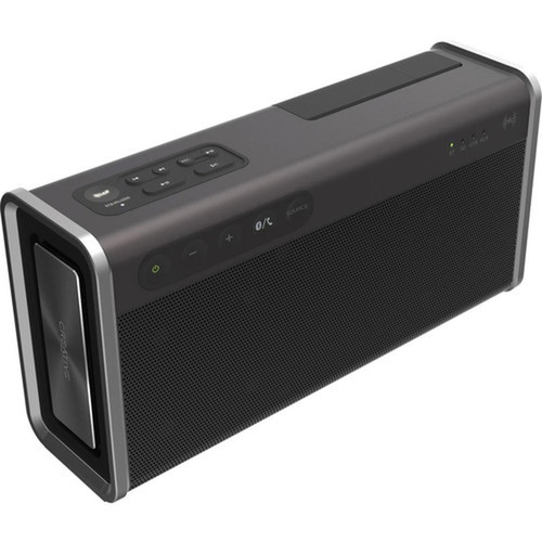 Creative iRoar Go Portable Bluetooth Speaker System - Black - Near Field Communication - Battery Rechargeable 51MF8225AA000
