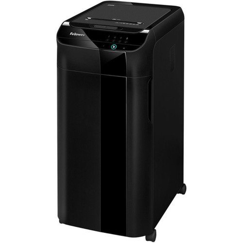 Fellowes AutoMaxtrade 350C Auto Feed Shredder - Non-continuous Shredder - Cross Cut - 350 Per Pass - for shredding Staples Paper - 4964001