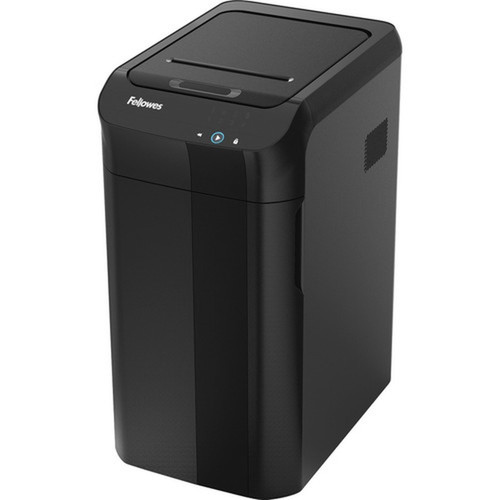Fellowes AutoMaxtrade 350C Auto Feed Shredder - Non-continuous Shredder - Cross Cut - 350 Per Pass - for shredding Staples Paper - 4964001