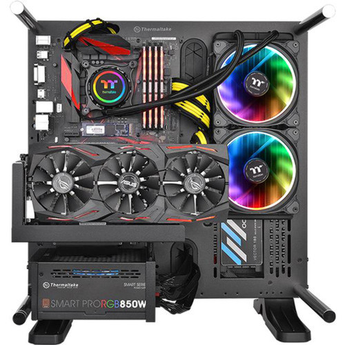 Thermaltake Floe Riing Cooling FanWater Block - 472 120 mm Maximum Fan Diameter - 2 x Fans - 17893 Lmin Maximum Airflow - rpm CL-W167-PL14SW-A