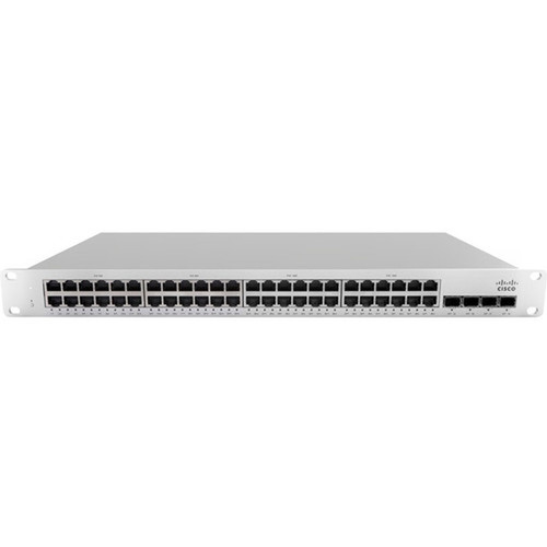 Meraki MS210-48LP-HW Ethernet Switch - 48 Ports - Manageable - 3 Layer Supported - Modular - 4 SFP Slots - 490 W Power Consumption - - MS210-48LP-HW
