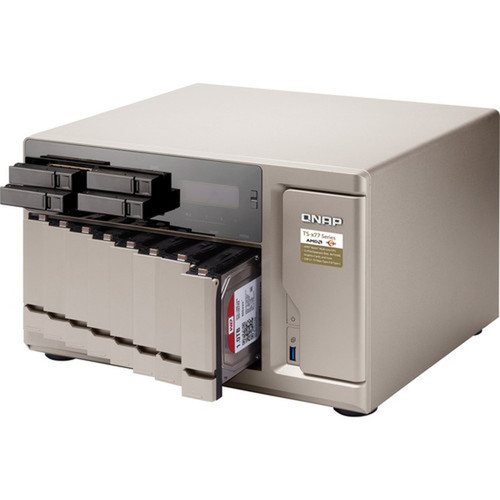 QNAP TS-1277 SANNAS Storage System - AMD Ryzen 7 1700 Octa-core 8 Core 3 GHz - 12 x HDD Supported - 4 x SSD Supported - 16 GB RAM - TS-1277-1700-16G-US