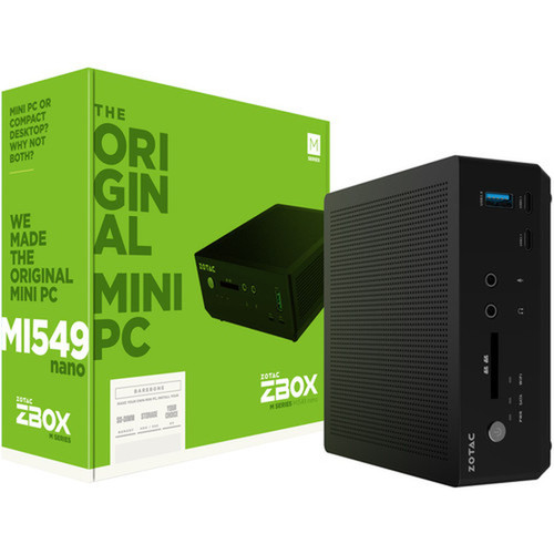 Zotac ZBOX nano M ZBOX-MI549NANO-U Desktop Computer - Intel Core i5 7th Gen i5-7300U - Mini PC - Intel HD Graphics 620 DDR4 SDRAM ZBOX-MI549NANO-U