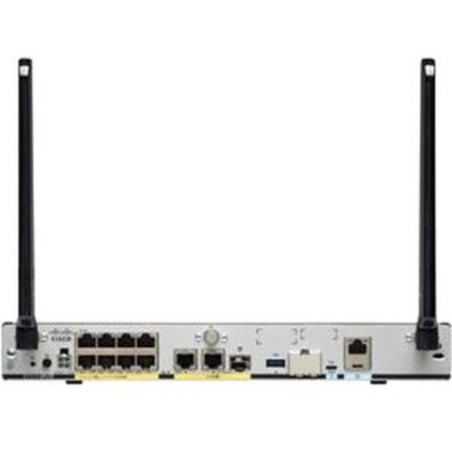 Cisco PoE Injector - 4G - LTE UNII Band - 3125 MBs Wireless Speed - 4 x Network Port - 1 x Broadband Port - USB - Gigabit Ethernet - ISR-1100-POE4