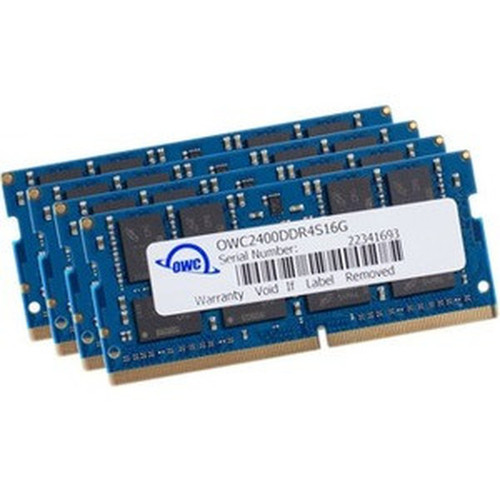 OWC 64GB 4 X 15GB DDR4 SDRAM Memory Kit - For iMac Notebook - 64 GB 4 x 16GB - DDR4-2400PC4-19200 DDR4 SDRAM - 2400 MHz - CL17 - OWC2400DDR4S64S
