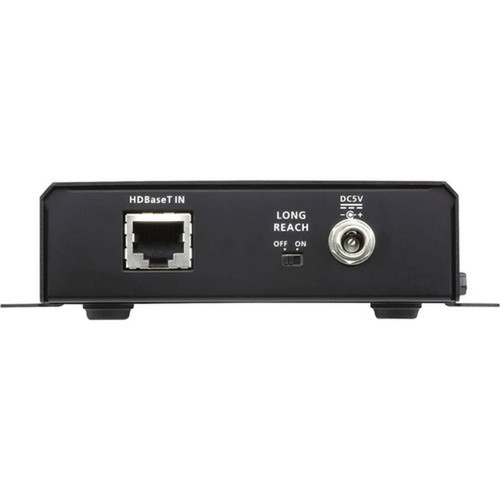 ATEN HDMI HDBaseT Receiver with POH 4K100m HDBaseT Class A - 1 Output Device - 49213 ft 150000 mm Range - 1 x Network RJ-45 VE1812R