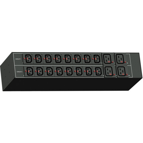 Raritan PX3-1464R-E2 20-Outlets PDU - Monitored - NEMA L6-30P 2P3W - 16 x IEC 60320 C13 4 x IEC 60320 C19 - 230 V AC - Network - 2U PX3-1464R-E2