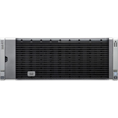 Cisco Barebone System - 4U Rack-mountable - 2 x Processor Support - DDR4 SDRAM DDR4-2666PC4-21300 Maximum RAM Support - 14 Total - - UCS-S3260-M5SRB