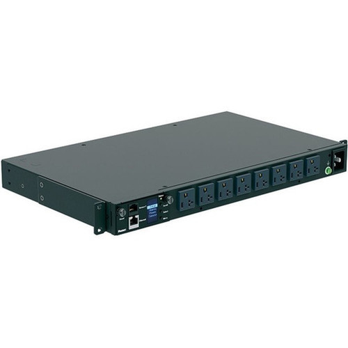 Panduit P08D09M Horizontal Intelligent Power Distribution Unit - Monitored - NEMA 5-15P - 8 x NEMA 5-20R - 120 V AC - 1U - Horizontal P08D09M