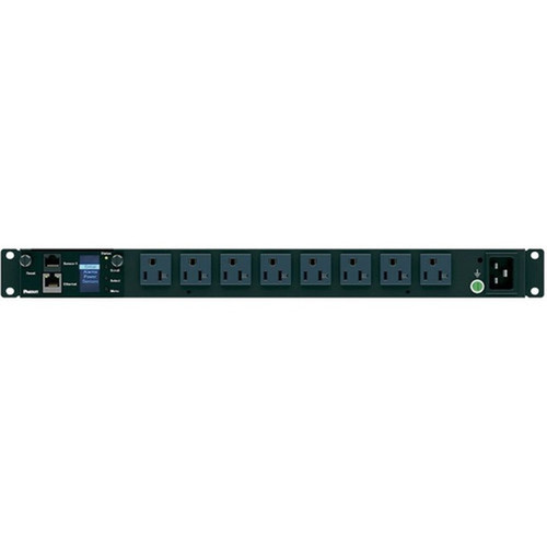 Panduit P08D09M Horizontal Intelligent Power Distribution Unit - Monitored - NEMA 5-15P - 8 x NEMA 5-20R - 120 V AC - 1U - Horizontal P08D09M