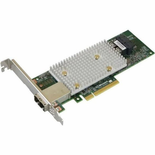 Microchip Adaptec SmartRAID 3154-8i8e Single - 12Gbs SAS - PCI Express 30 x8 - Plug-in Card - RAID Supported - 0 1 5 6 50 60 1 2295100-R