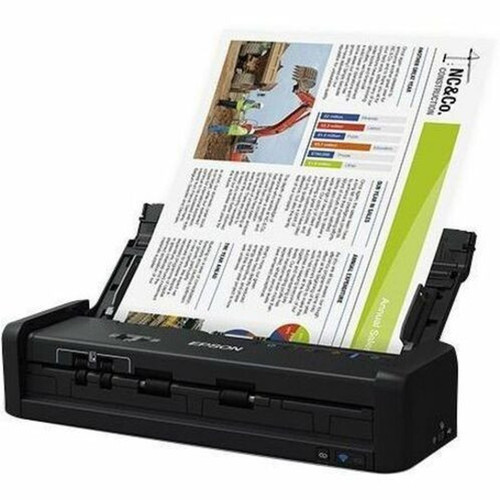 Epson WorkForce ES-300W Cordless Sheetfed Scanner - Refurbished - 600 dpi Optical - 48-bit Color - 24-bit Grayscale - 25 ppm Mono - B11B242201-N