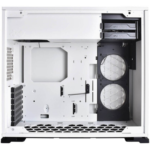 In Win 101-WHITE Computer Case - Mid-tower - White - SECC Acrylonitrile Butadiene Styrene ABS Tempered Glass - 4 x Bay - ATX ATX 101 WHITE