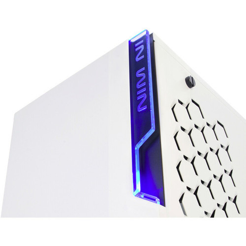 In Win 101-WHITE Computer Case - Mid-tower - White - SECC Acrylonitrile Butadiene Styrene ABS Tempered Glass - 4 x Bay - ATX ATX 101 WHITE
