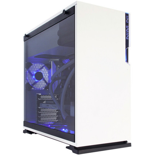 In Win 101-WHITE Computer Case - Mid-tower - White - SECC Acrylonitrile Butadiene Styrene ABS Tempered Glass - 4 x Bay - ATX ATX 101 WHITE