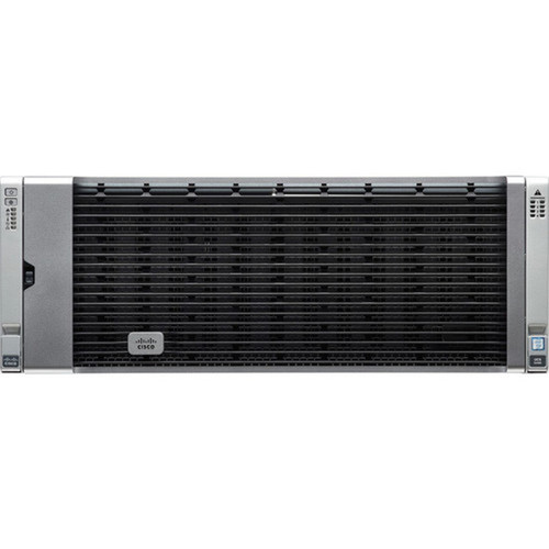Cisco S3260 M5 Barebone System - 4U Rack-mountable - 2 x Processor Support - DDR4 SDRAM DDR4-2666PC4-21300 Maximum RAM Support - 14 - UCS-S3260-M5SRB-U