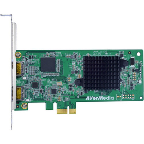AVerMedia Full HD HDMI 1080P 60FPS PCIe Capture Card - Functions Video Capturing Video Scaling - PCI Express 20 x1 - 1920 x 1080 - CL311-M2