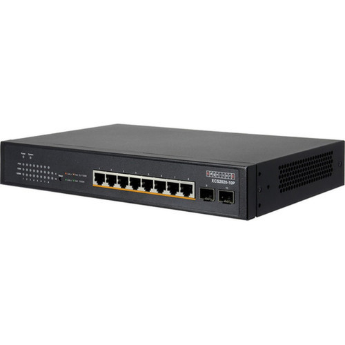 Edge-Core ECS2020-10P Ethernet Switch - 8 Ports - Gigabit Ethernet - 101001000Base-T 1000Base-SXLXLHXZX - 3 Layer Supported - - ECS2020-10P