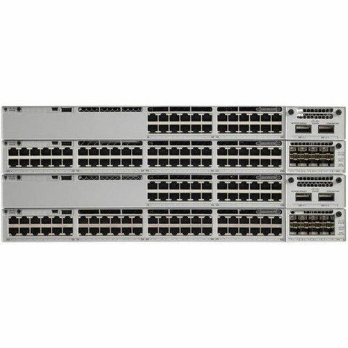 Cisco Catalyst 9300-48T Switch - 48 Ports - Manageable - Gigabit Ethernet - 101001000Base-T - Refurbished - 3 Layer Supported - - W C9300-48T-1E