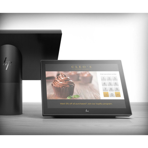 HP ElitePOS 143 POS Terminal - Core i3 240 GHz - 8 GB DDR4 SDRAM - 128 GB SSD SATA - Windows 10 4HG96UAABA