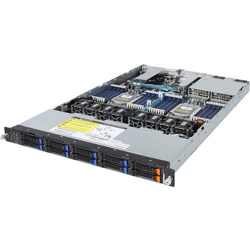 Gigabyte R181-Z91 Barebone System - 1U Rack-mountable - Socket SP3 - 2 x Processor Support - AMD Chip - 64 GB DDR4 SDRAM Maximum RAM - R181-Z91