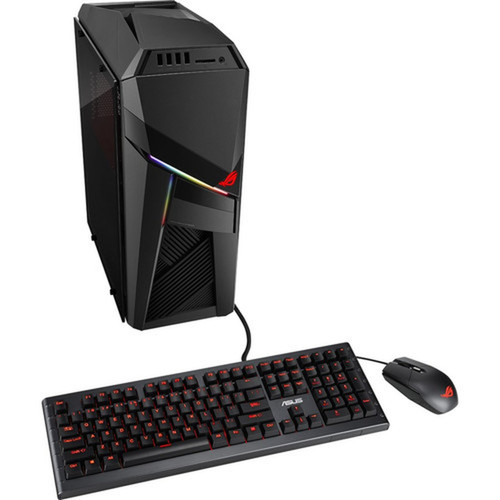 Asus ROG Strix GL12 GL12CM-DS762 Gaming Desktop Computer - Intel Core i7 8th Gen i7-8700 - 8 GB - 16 GB Optane Memory - 1 TB HDD - - - GL12CM-DS762