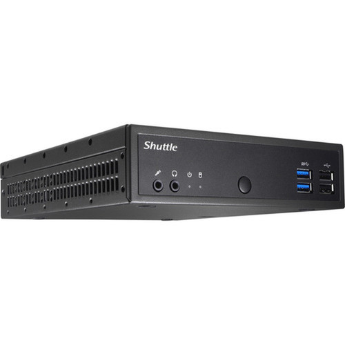 Shuttle XPC slim DH02U5 Desktop Computer - Intel Core i5 7th Gen i5-7200U - 8 GB - 120 GB SSD - Slim PC - Black - Windows 10 64-bit - DH02U5