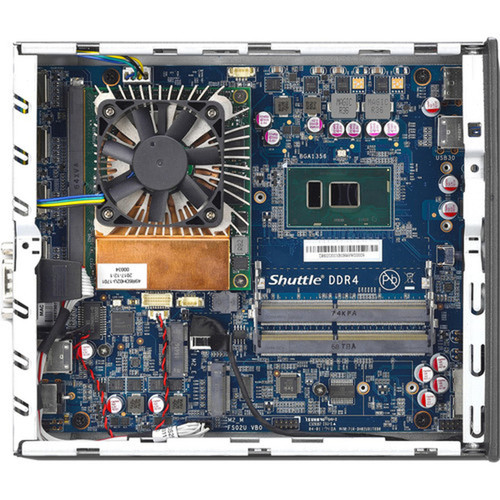 Shuttle XPC slim DH02U5 Desktop Computer - Intel Core i5 7th Gen i5-7200U - 8 GB - 120 GB SSD - Slim PC - Black - Windows 10 64-bit - DH02U5