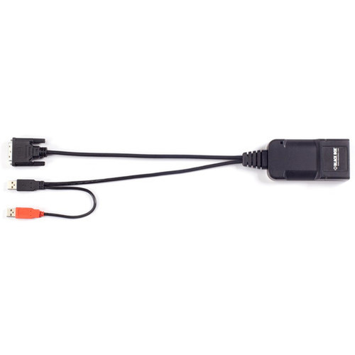 Black Box Agility Zero U KVM-over-IP Transmitter - DVI - 1 Computers - 1920 x 1200 Maximum Video Resolution - 1 x Network RJ-45 - ACR500DV-T