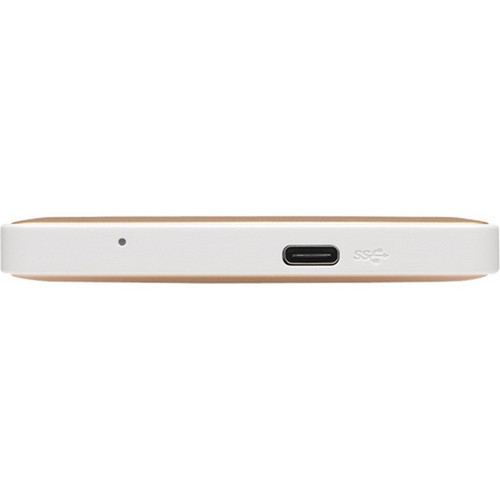 G-Technology G-DRIVE mobile USB-C GDMUCWWC20001AGBV2 2 TB Portable Hard Drive - 25 External - Gold - USB Type C - 3 Year Warranty - 0G10340